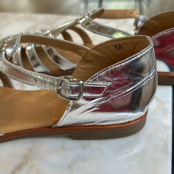 Boule de neige patent leather gladiator sandals - Picture 10 of 11